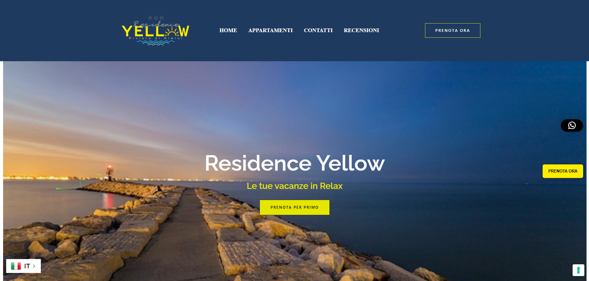 Sito web Residence Yellow